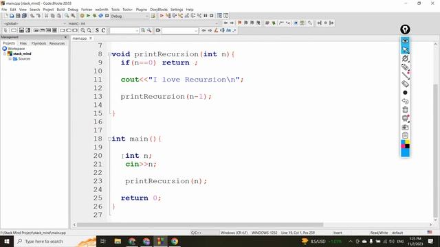 CodeForces : A. Print Recursion смотреть онлайн