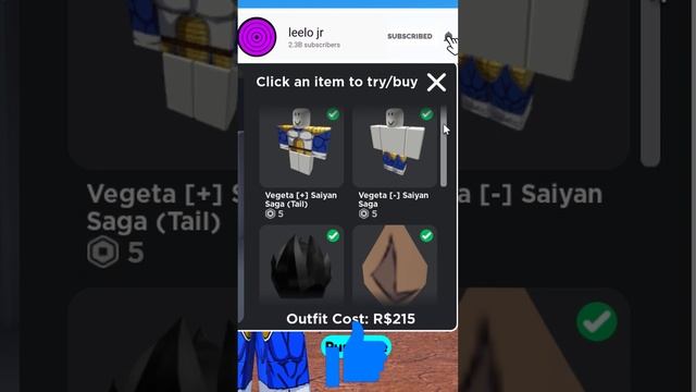 Roblox Cosplays: Vegeta смотреть онлайн