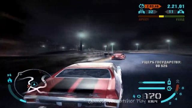 Need for Speed: Carbon. Состязания #7. Порча полицейских машин. смотреть онлайн