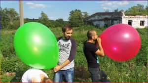 МЕГА ОГРОМНЫЙ ШАР ЧЕЛЛЕНДЖ - СИЛА ЛЕГКИХ ?  Giant Balloon Show 6ft Giant Water Balloons ?