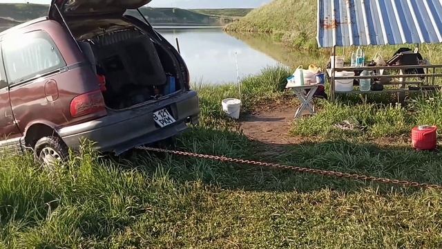 Рыбалка близ Алматы. Енбекши. Сказ о том, как мы Тойоту спасали и амуров ловили! смотреть онлайн