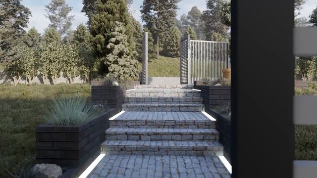 Проект дома a frame или дом шалаш. Проект дома на участке с рельефом. смотреть онлайн