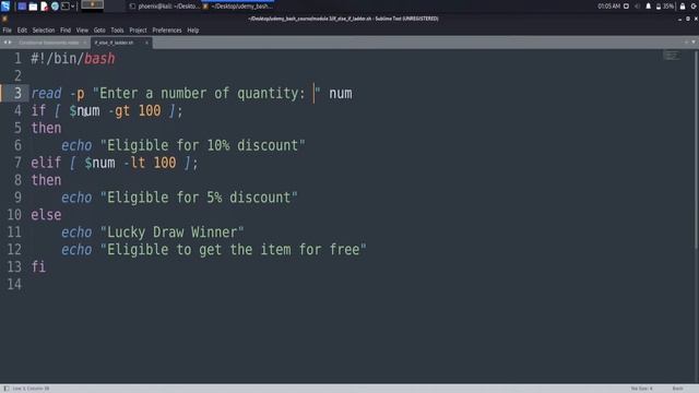 #17 if else if ladder | Module 3 | Bash scripting смотреть онлайн