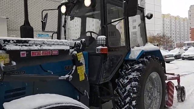 Машина чистит снег Воронеж 2020 смотреть онлайн