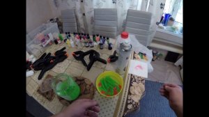 Двухцветные приманки из мультиформы.