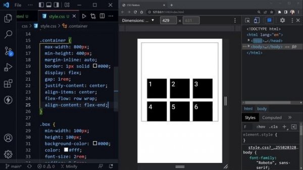 CSS Flexbox Intro | Flex CSS Tutorial for Beginners