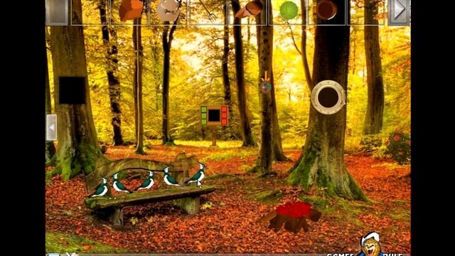 Autumn Forest Elephant Rescue walkthrough Games2Rule. смотреть онлайн