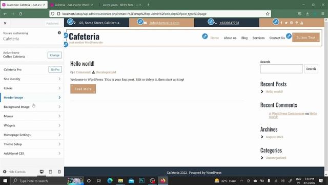 Free Coffee Shop WordPress Theme Setup | Theme Documentation By Flythemes смотреть онлайн