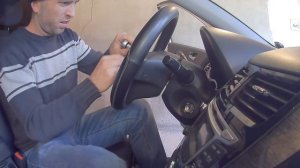 Солярис и Кия Рио. Не работают кнопки на руле.  Горит ошибка SRS. Снимаем часовую пружину