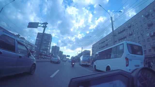 Saint-Petersburg on bike - Санкт-Петербург на мотоцикле pt.6 смотреть онлайн