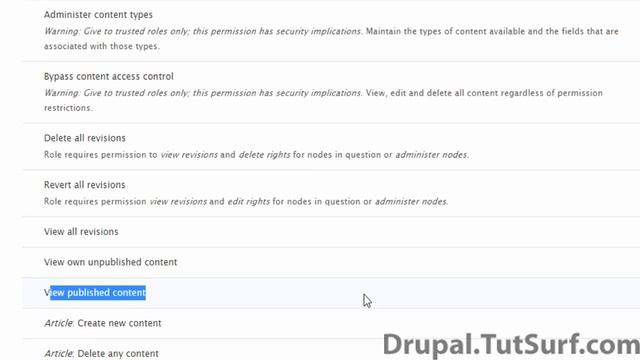 How to Change User Permissions Drupal 8 Website Video Tutorial смотреть онлайн