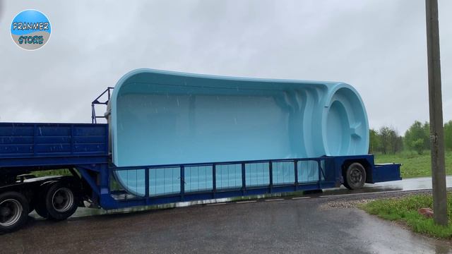 Доставка бассейна 