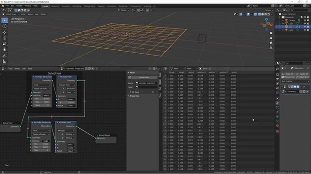 Q&A: Adding Randomness to Randomness (Blender 2.93 Geometry Nodes) смотреть онлайн