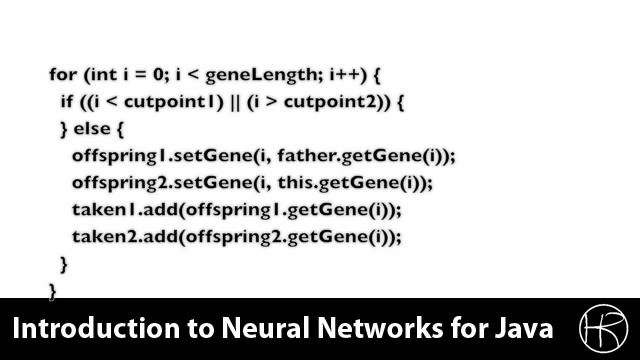 Introduction to Neural Networks for Java(Class 5/16, Part 2/5) - genetic algorithm смотреть онлайн
