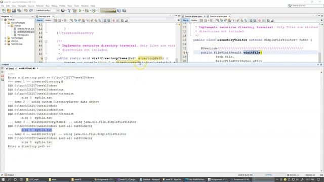 11.4 Example: DirectoryVisitor extending java.nio.file.SimpleFileVisitor and an anonymous class смотреть онлайн