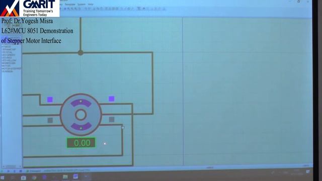 Lecture 55: Demonstration Of Stepper Motor And 8051 Interfacing Using Proteus