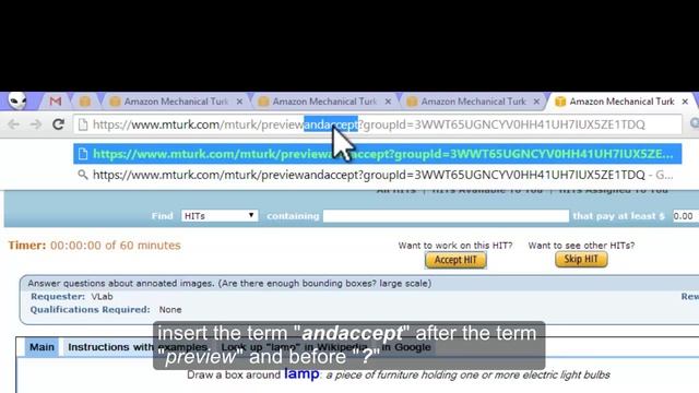 How to accept a HIT as soon as possible or before loading the page completely смотреть онлайн