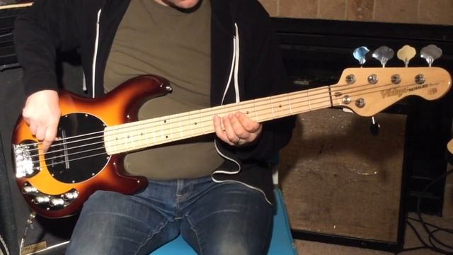Vintage V965TSB 5 string Stingray Electric Bass смотреть онлайн