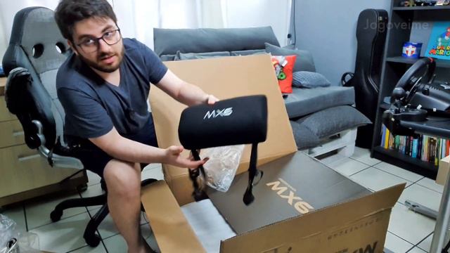 CADEIRA GAMER em TECIDO! MYMAX MX6 [Unboxing e Impressões] смотреть онлайн
