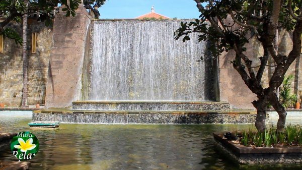 Calm sound of the Fountain and Birdsong for a Long Sleep