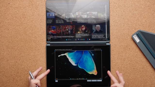 Lenovo Yoga Book 9i - The Crazy Dual Screen Laptop! смотреть онлайн
