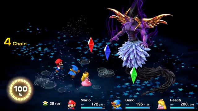 Super Mario RPG Remake - Culex Rematch Superboss Fight смотреть онлайн