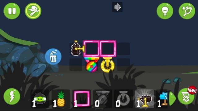 Bad Piggies - TAKE CRATE AND CAKE WITH GRAPPLE HOOK EVEN MEET ANGRY BIRDS 99999+ scraps! смотреть онлайн