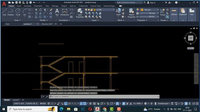 Drawing Section in Autocad for Beginners (Part 25) смотреть онлайн