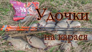 Карась. Работа удилищ на ваваживании.wmv