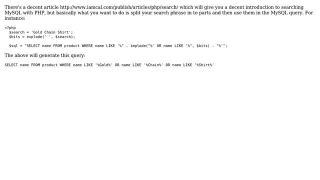 multiple search value in php and mysql (4 Solutions!!) смотреть онлайн