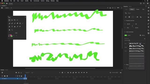 Adobe Animate 2021 - Creating Custom Brushes смотреть онлайн