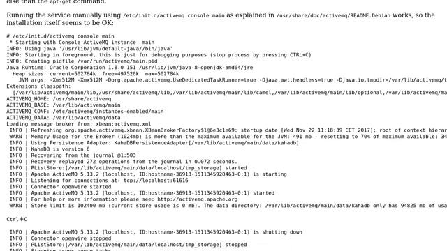 Ubuntu: What does it need to run Apache ActiveMQ on Xenial? смотреть онлайн