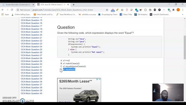 Episode 3 - Rode to the OCA exam (Oracle Certifed Associate) Java Programming Software Developer jo смотреть онлайн