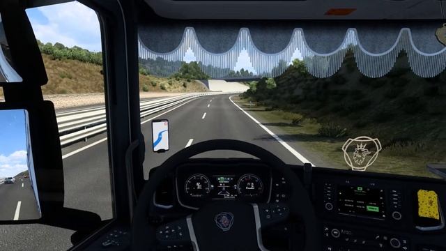 ETS2 1.47 | Scania R520 V8 Sound | Sassari ?? - Cagliari ?? | ETS2 Mods смотреть онлайн