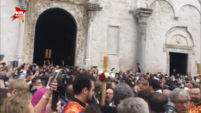 Мощи Николая Чудотворца отбыли в Россию смотреть онлайн