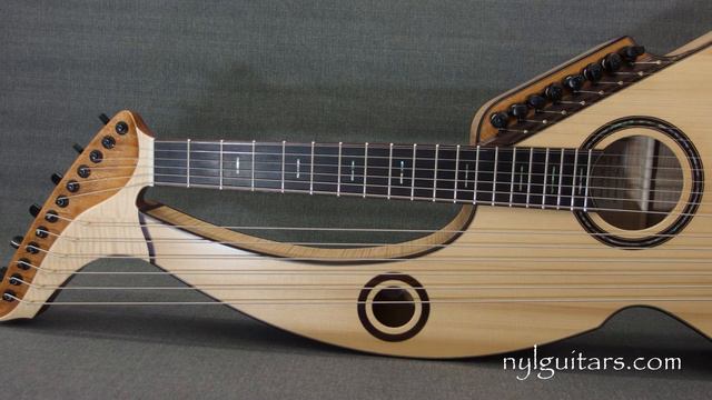 Guitare Harpe 20 cordes - 20 strings Harp Guitar смотреть онлайн