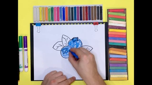 Урок рисования для детей.Рисуем Чернику! смотреть онлайн