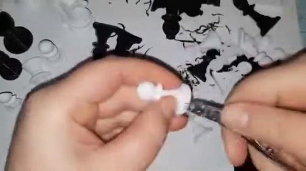 3Д-печать Шахматы. 3D printing Chess.3D Impression d'échecs