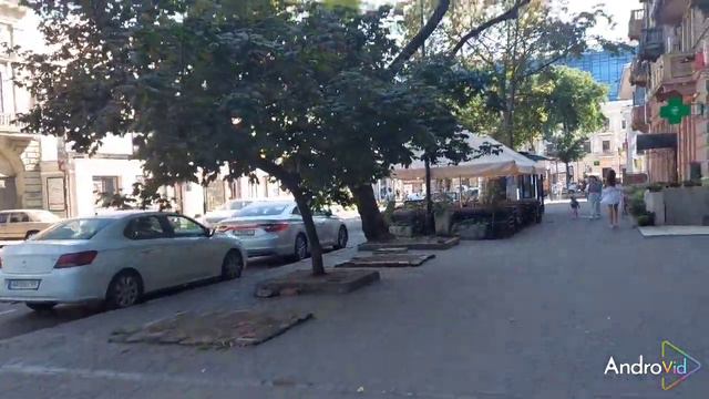 Одесса, центр города. Соборка, Ул. Греческая,Бунина. 14 сентября 2023. смотреть онлайн
