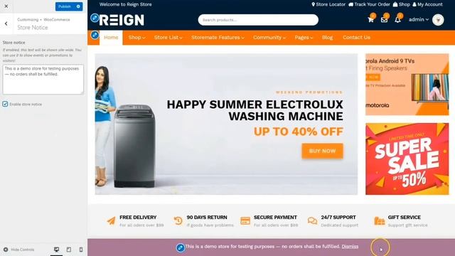 How to Set WooCommerce Store Notice - Reign Dokan Theme - WordPress Multi Vendor смотреть онлайн