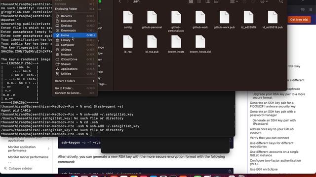 Use SSH keys to communicate with GitLab - Macos смотреть онлайн