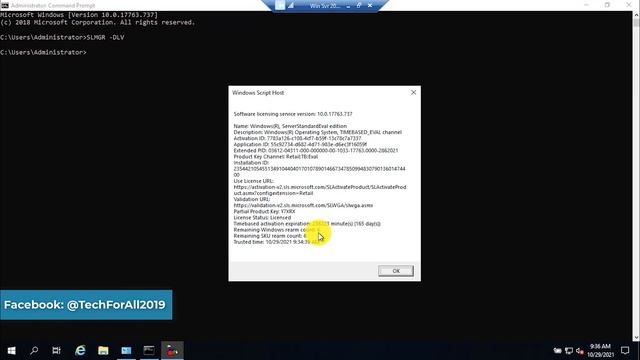 16- Extend or Reset the Windows Server 2019 Evaluation Period смотреть онлайн