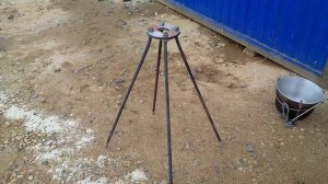 Как сделать быстро треногу для казана!