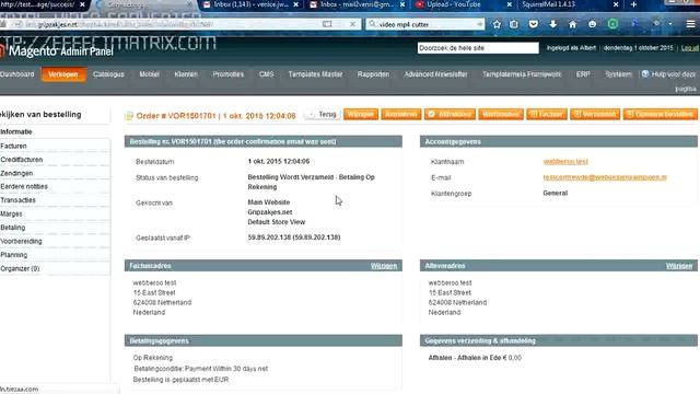 op rekening with cc mail (Billing Address CC Email For Specific Order ) смотреть онлайн