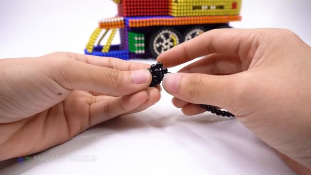DIY - How To Make ABC Train From Magnetic Balls (Satisfying and Relax) | Magnet World 4K смотреть онлайн