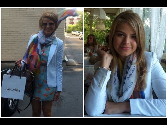 OOTD Платье Мятного Цвета с Золотыми Рыбками
