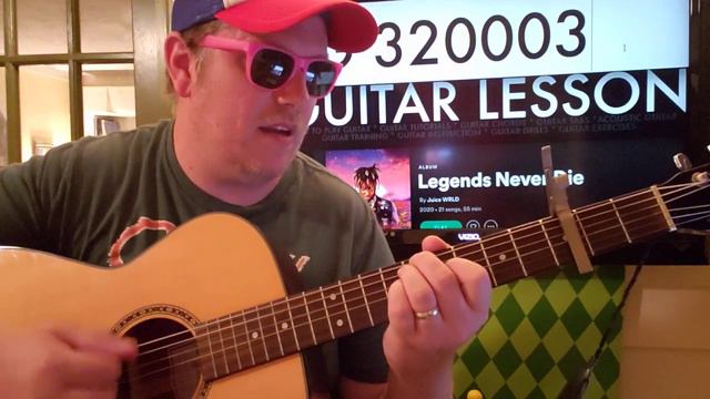 How To Play Fighting Demons Juice WRLD // guitar lesson beginner tutorial easy chords смотреть онлайн