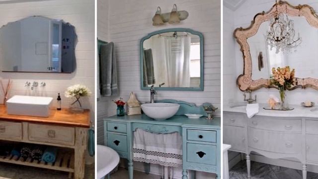 ❤ DIY Rustic Shabby chic Bathroom decor Ideas | Interior design & Home Decor| Flamingo mango |❤ смотреть онлайн