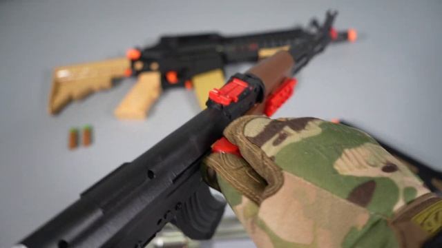 M4 or AR-15 - AK47 Toy Gun - Colt Python - LH9 MKII Pistol Airsoft Gun- REALISTIC TOYGUNS collectio смотреть онлайн