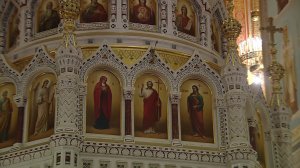 Великая вечерня 24 апреля 2022 года, Храм Христа Спасителя, г. Москва